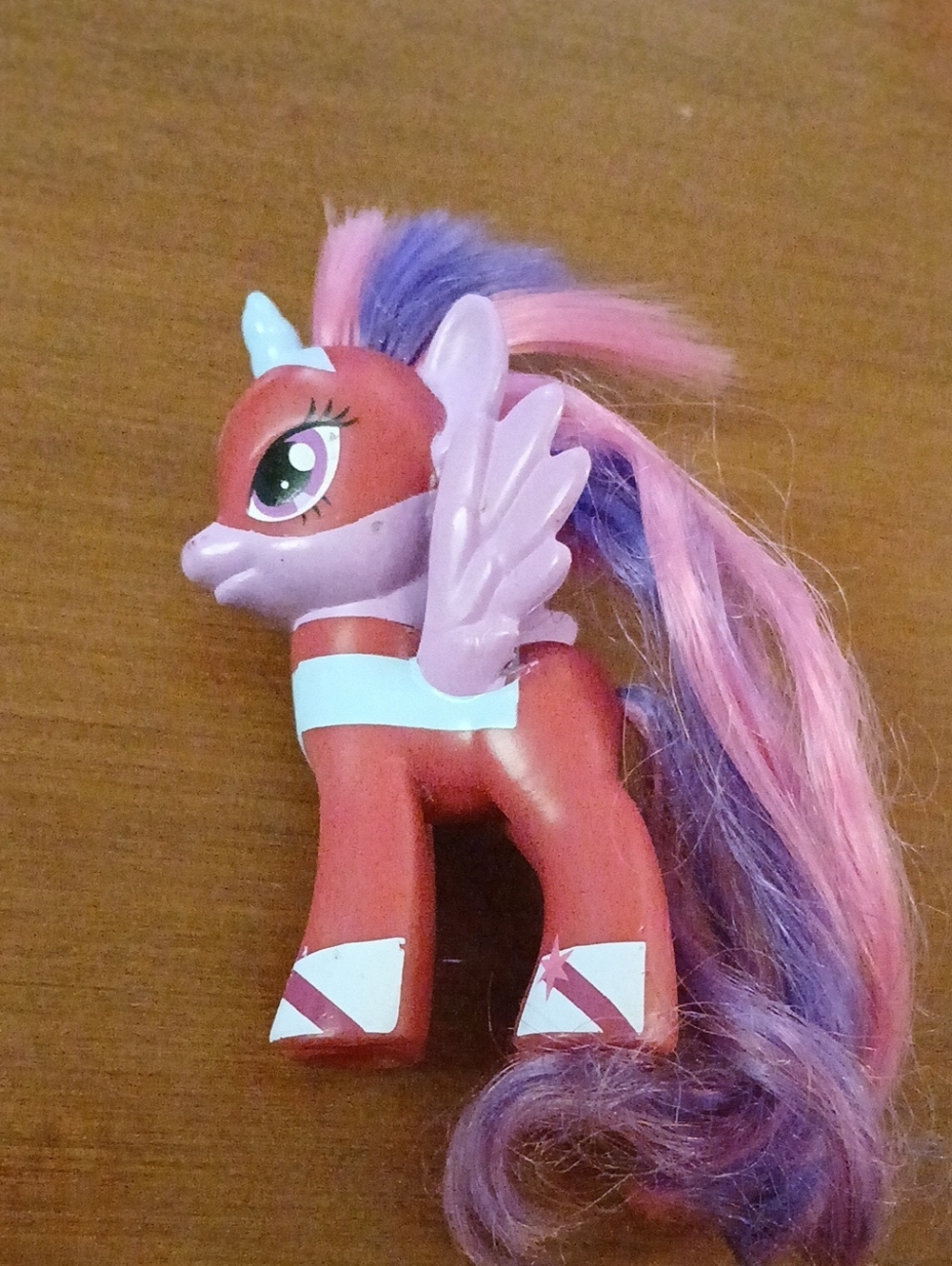 My Little Pony 2010 Power Ponies Twilight Sparkle Purple Red Masked
